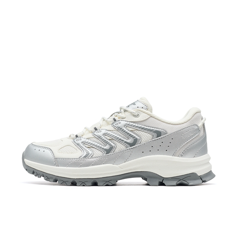 XTEP Chasing Mountain 1 Cloud Sail Silver Nugget Cushioning Slip Resistant Abrasion Resistant Lightweight Low top
