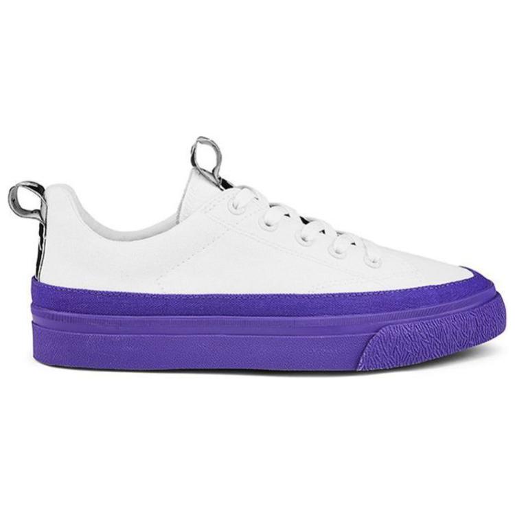 Kappa BANDA Bait Rig Lace Up Slip Resistant Low top Canvas Shoes Unisex Royal Purple