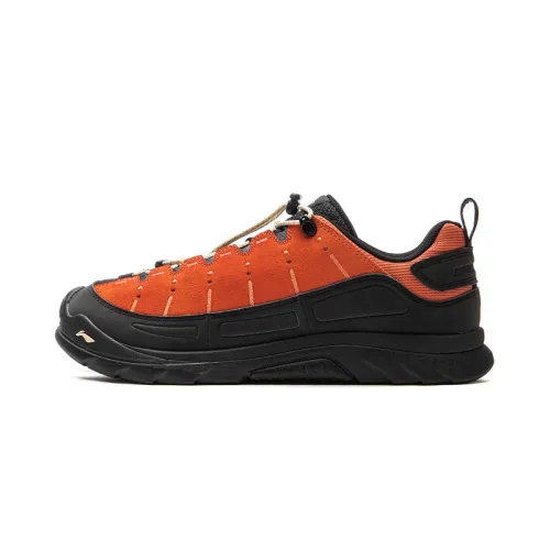 Li Ning Outdoor CF Tracing, Forest Grace SE Low top Hiking Shoes Unisex Orange Black