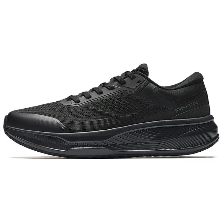 Anta Variety Training Collection Cushioning Abrasion Resistant Coverage Low top Training Shoes Men's Black