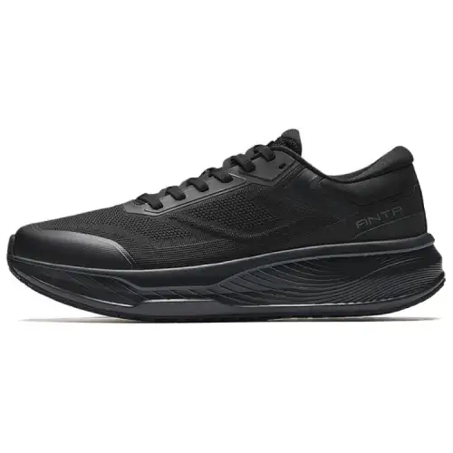 Anta Variety Training Collection Cushioning Abrasion Resistant Coverage Low top Training Shoes Men's Black