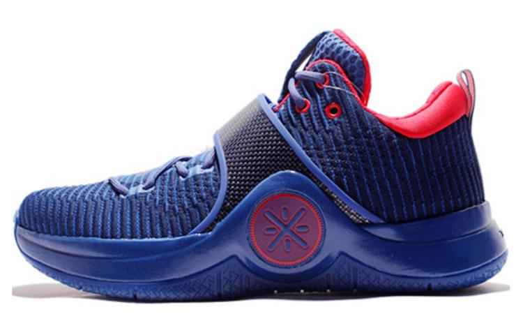 LiNing Li Ning WOW 6 Wade's Way 6 Veteran Low-top Basketball Shoes Men's Blue Red