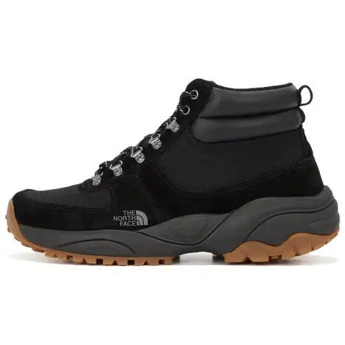 THE NORTH FACE Challenge Slip Resistant Abrasion Resistant Mid top Hiking Shoes Men's Black