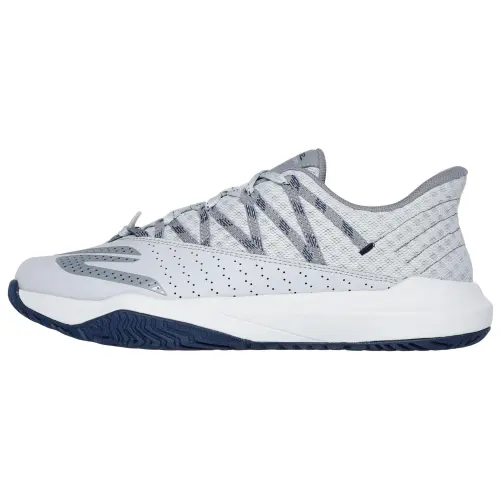 Skechers Viper Court Breathable Low top Training Shoes Men's Gray Blue
