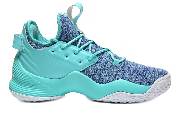 PEAK Cushioning Slip Resistant Abrasion Resistant Breathable Low top Basketball Shoes Men’s Cerulean