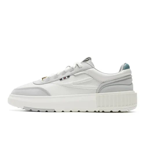 FILA ROMANICA Low top Skateboard Shoes Men's White Gray
