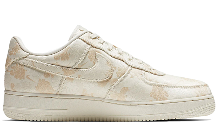 Унисекс кеды Nike Air Force 1 Premium (слоновая кость) — 象牙白 — фото 2