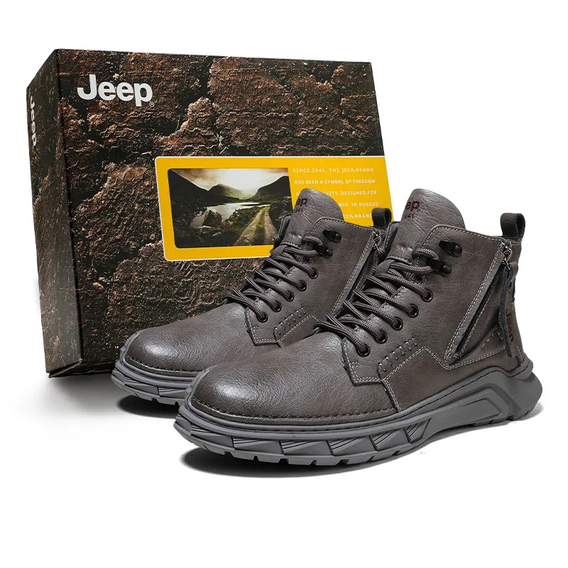 Jeep Combat Boots Men's Gray
