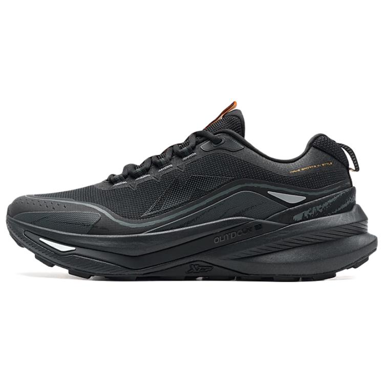 XTEP Wear resistant And Lightweight Low top Hiking Shoes Men’s Black