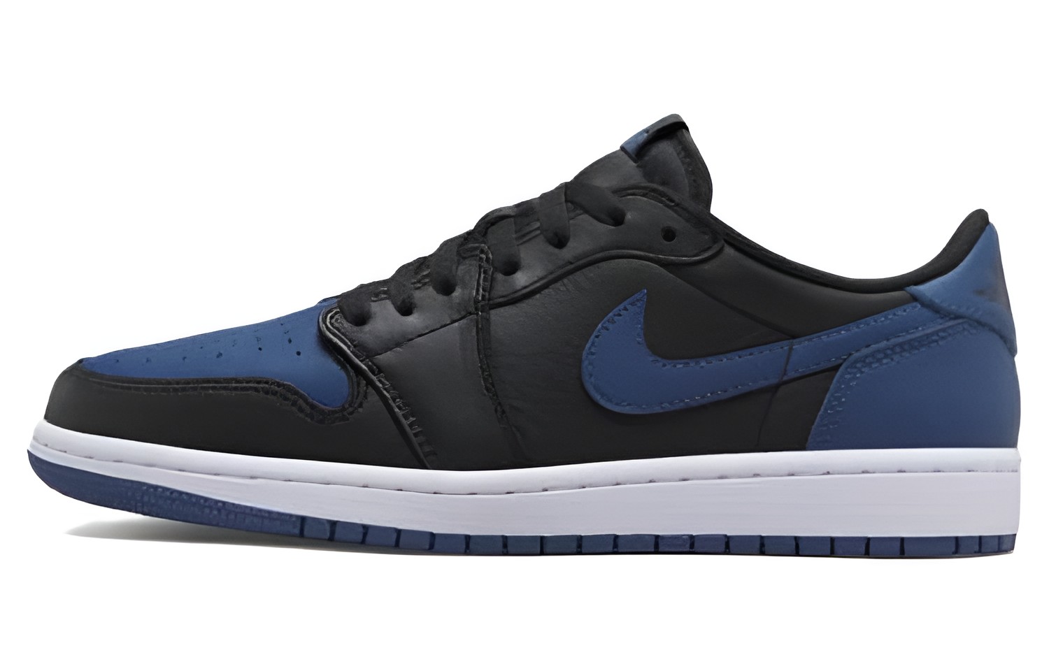 Женские кроссовки Jordan Air Jordan 1 Retro Low OG "Mystic Navy" (черно-синие)
