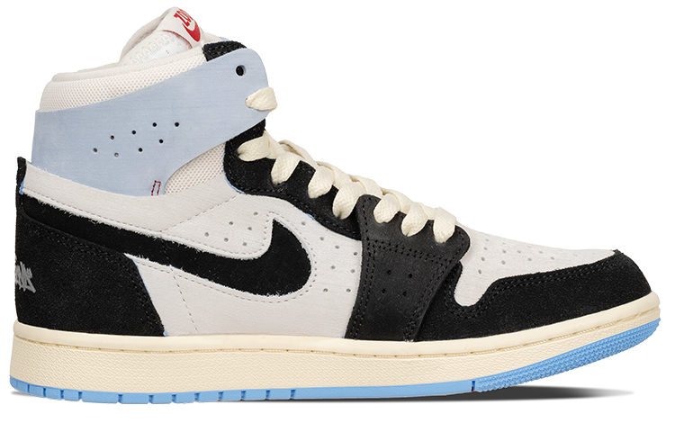 Jordan Air Jordan 1 Round Tables Knight High top Vintage Basketball Shoes Women’s Black White