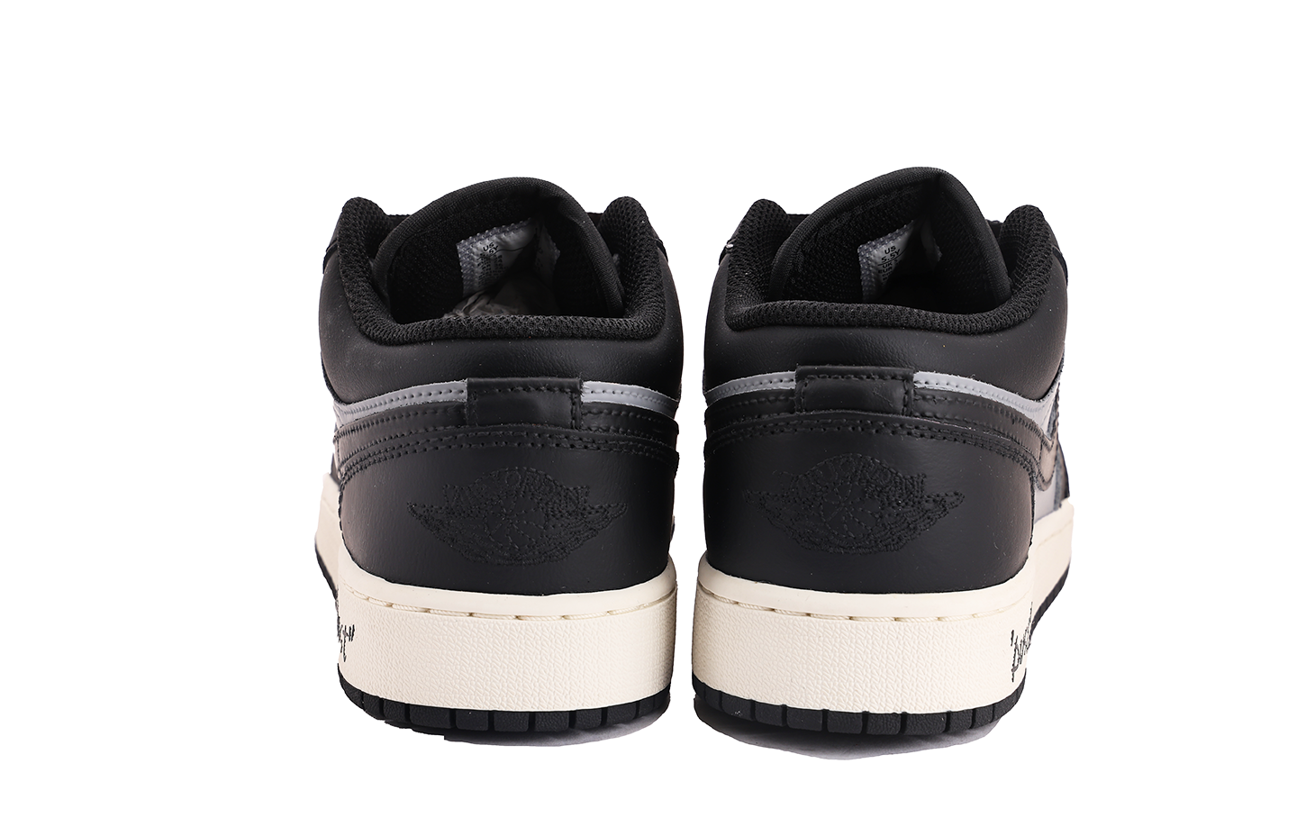 Jordan AIR JORDAN 1 BANNED Leather Abrasion Resistant Abrasion Resistant Low top Vintage Basketball Shoes Unisex