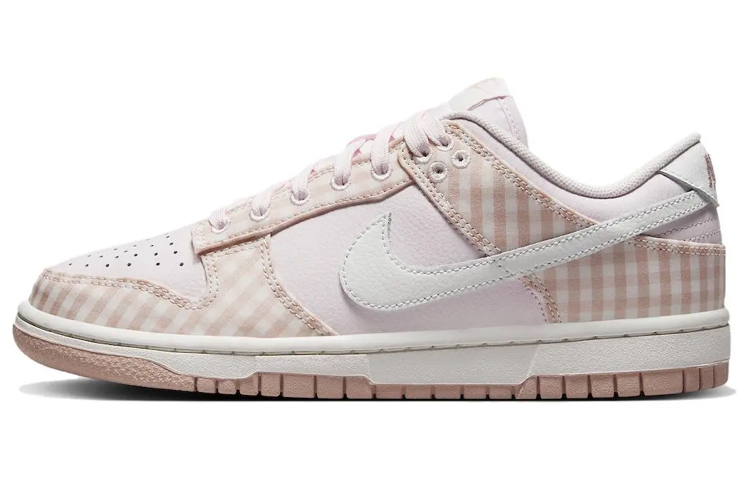 Nike Dunk Low Pearl Pink Gingham Women's