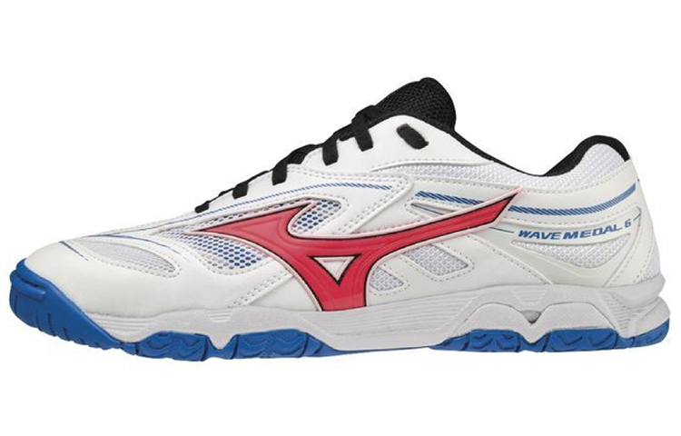 Кроссовки Mizuno Wave Medal 6 (бело-красно-синие)