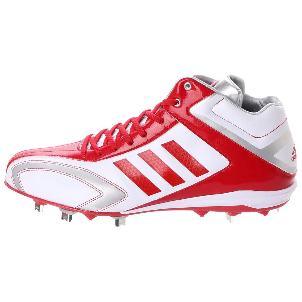 Adidas Adipure Comfortable Slip Resistant Mid top Training Shoes Unisex White Red