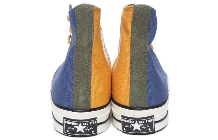 Кеды Converse 1970s Chuck Taylor (желто-сине-зеленые) — фото 4
