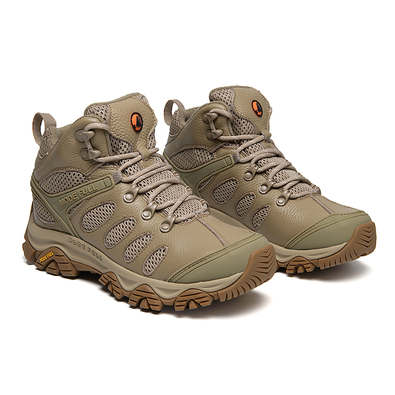 MODE FULL Cushioning Slip Resistant Abrasion Resistant Waterproof And Breathable High top Mountaineering Shoes Women’s