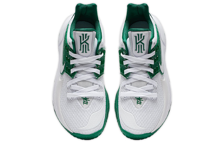 Кроссовки Nike Kyrie Low 2 TB (бело-зеленые) — фото 4
