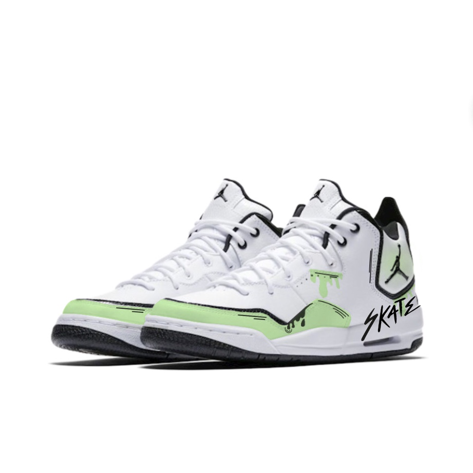 Jordan Courtside 23 Vintage Basketball Shoes Unisex Mid Top Green