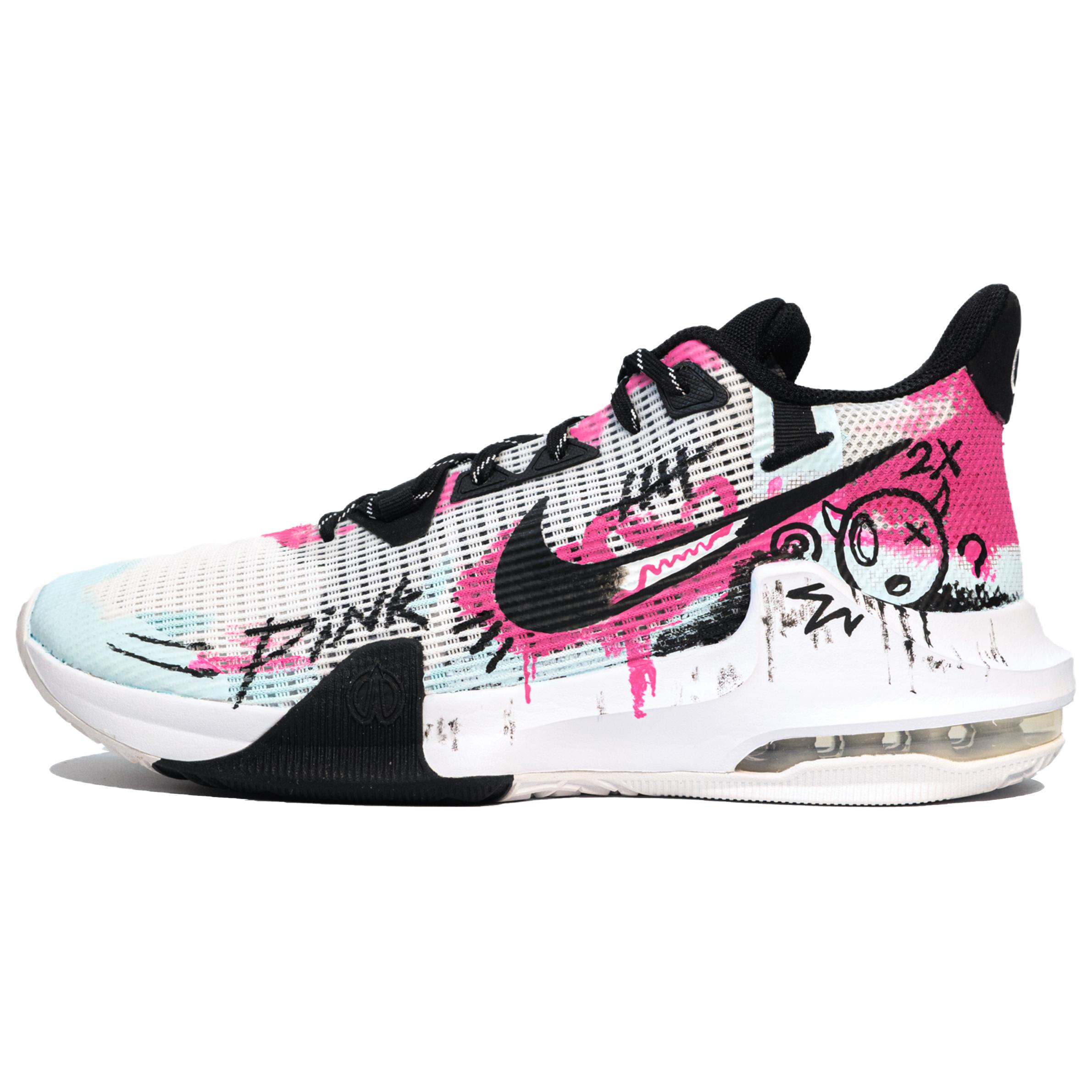 Nike Air Max Impact 3 Cushioning Low top Basketball Shoes Men’s Pink Blue