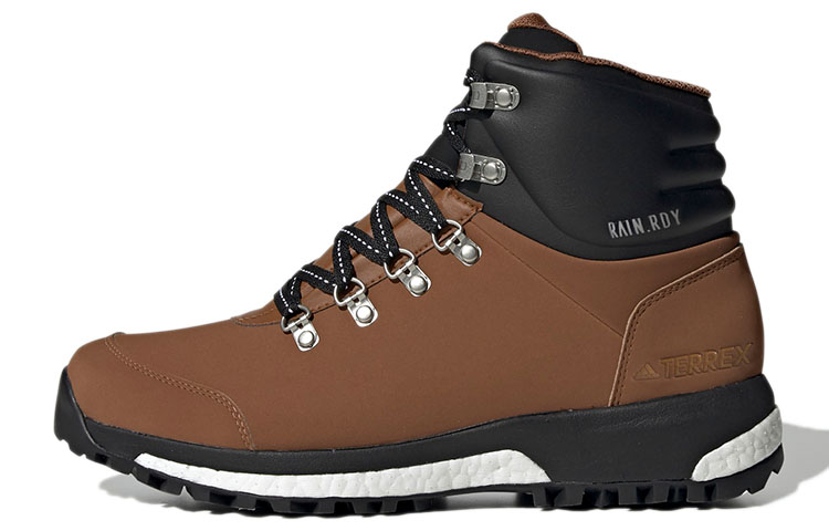 Adidas Terrex Pathmaker Mountaineering & Hiking Shoes Men's High Top Brown/Black/White