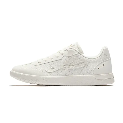 Anta Man Dance Low top Skateboard Shoes Women's White