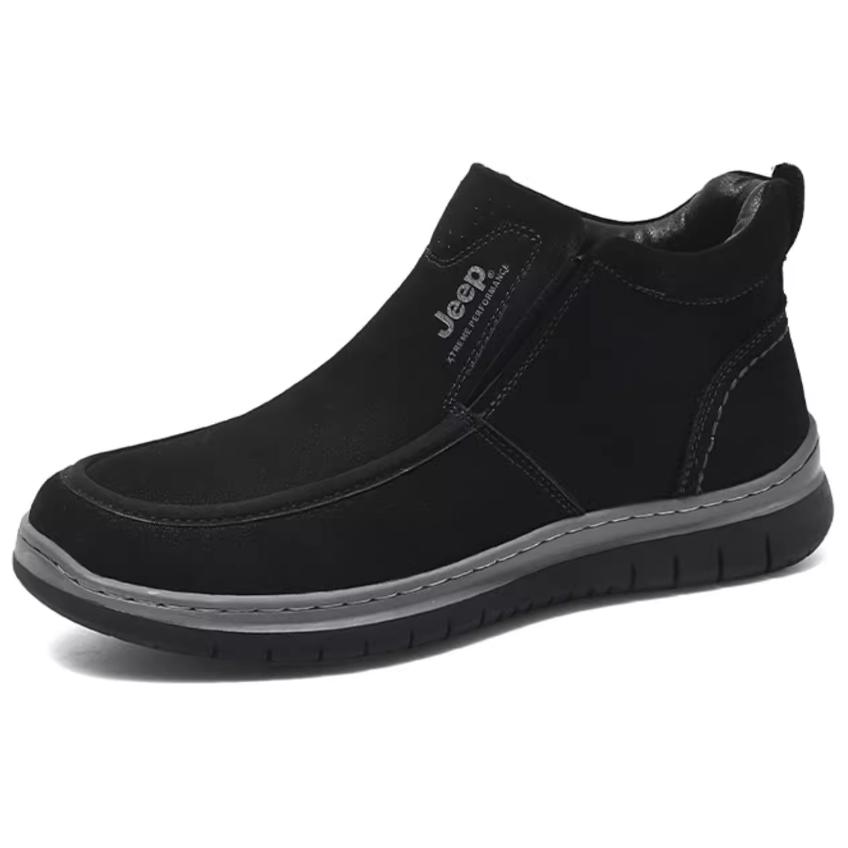 Jeep Abrasion Resistant Thermal Mid top Hiking Shoes Men’s Black