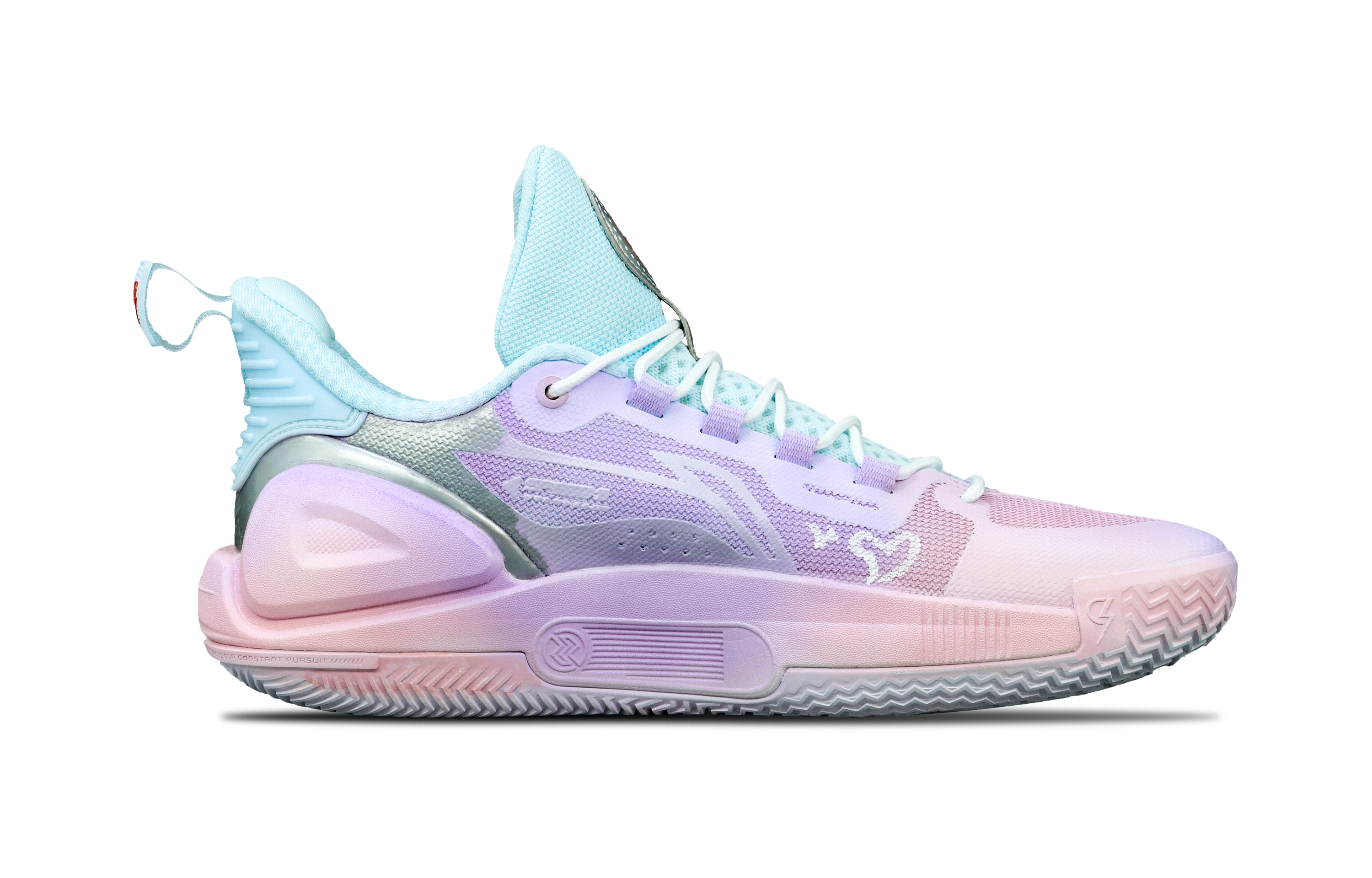 Li Ning Speed 9 Slip Resistant And Abrasion Resistant Coverage Low top Basketball Shoes Men’s Pink, Blue