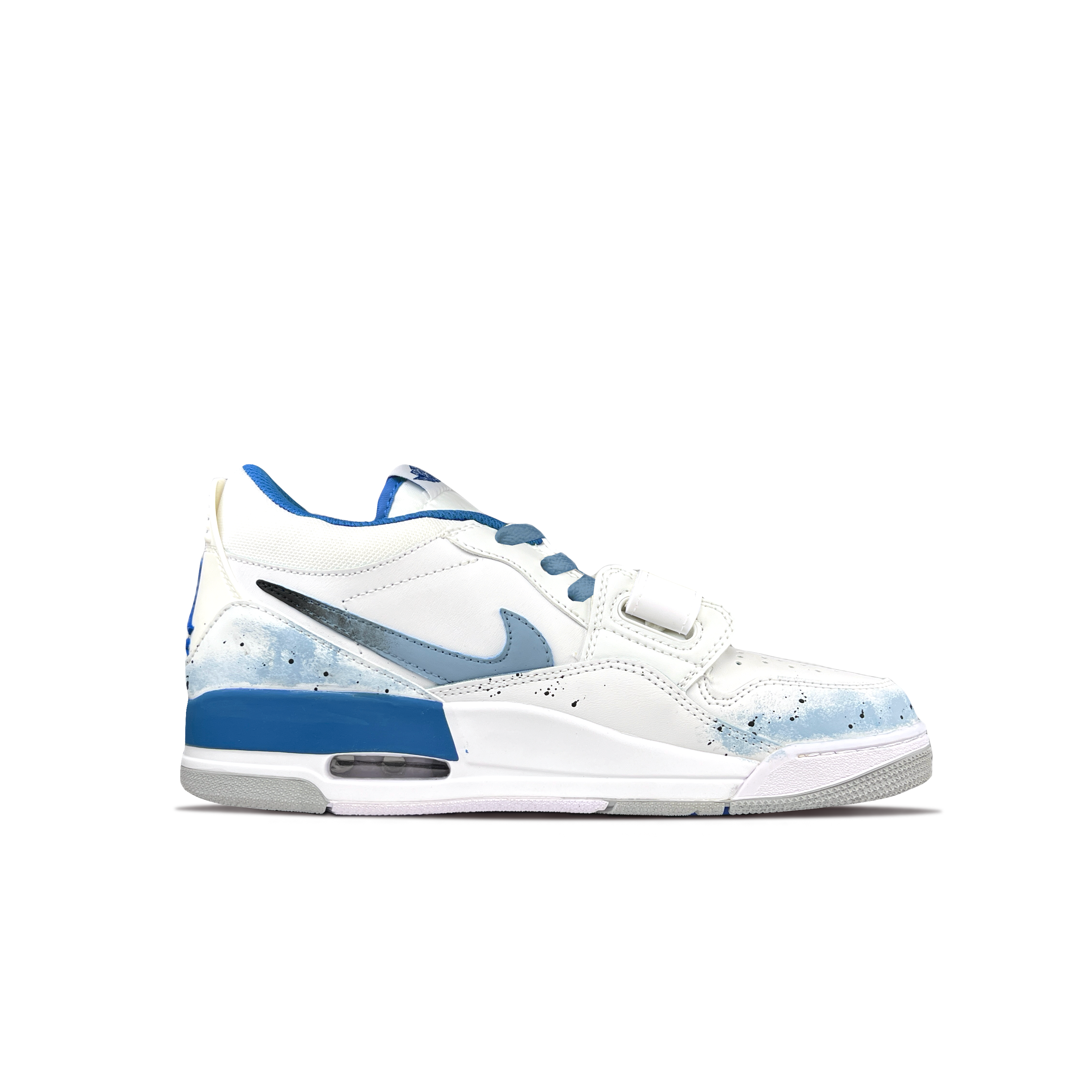 Jordan Legacy 312 Vintage Basketball Shoes Men’s Low Top White Blue