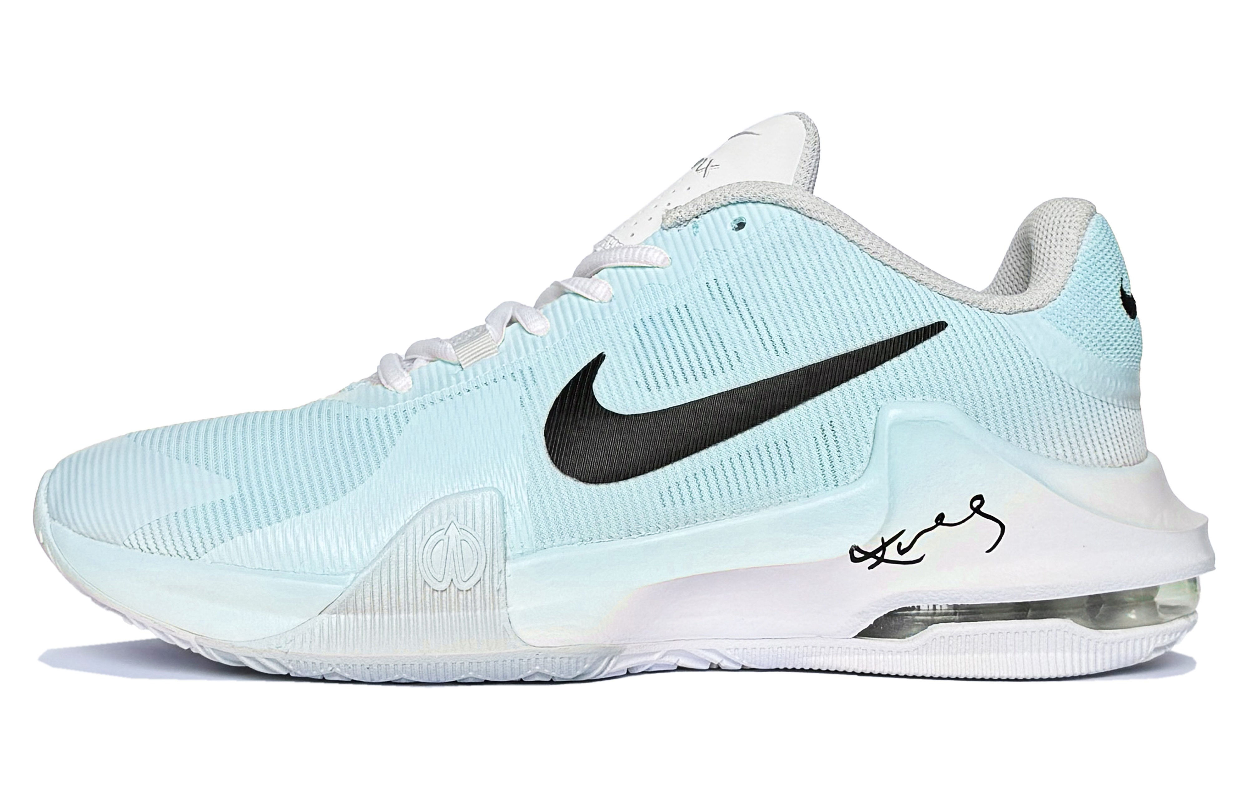 Nike Air Max Impact 4 Aqua Moon Qingfeng Low top Basketball Shoes Men’s Blue White