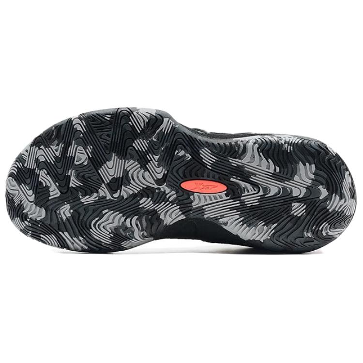 XTEP Synthetic Leather Abrasion Resistant Cushioning Low top Basketball Shoes Men’s Black