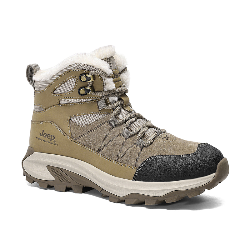 Jeep Cow Split Leather High top Hiking Shoes Men’s
