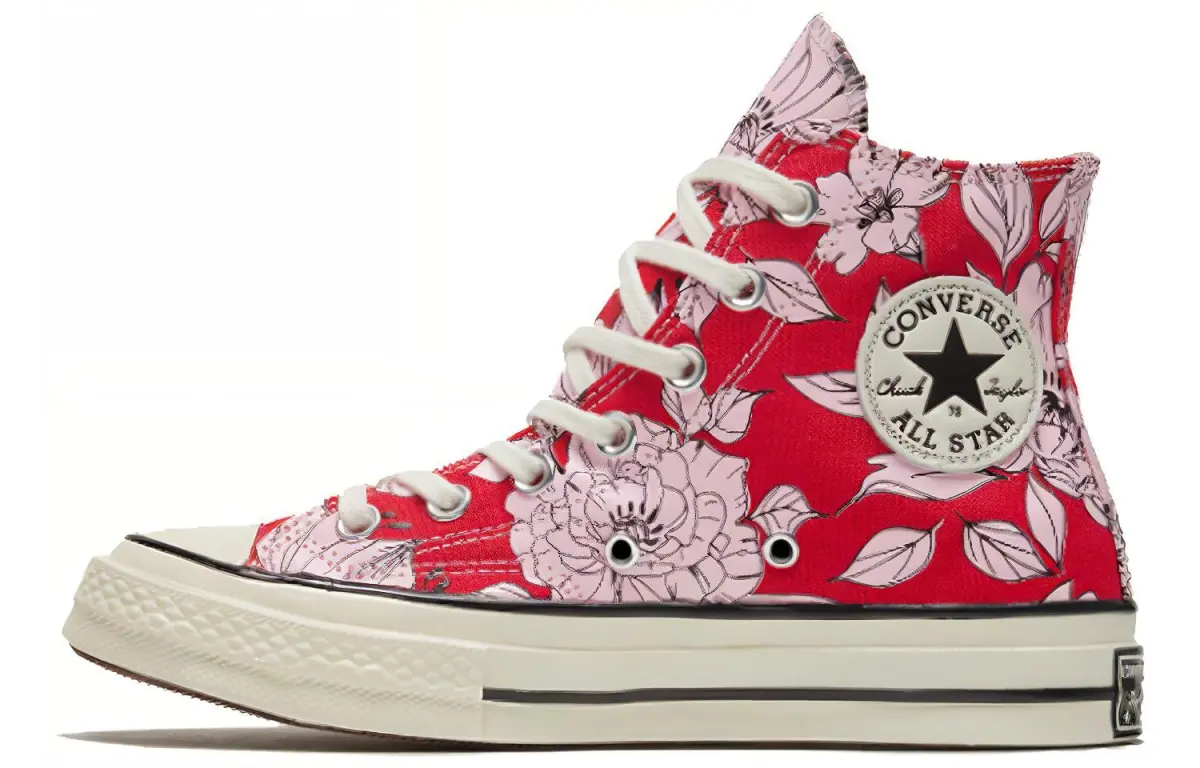 Chuck 70 Wmns Converse High 'Vintage Floral - University Red' Women's