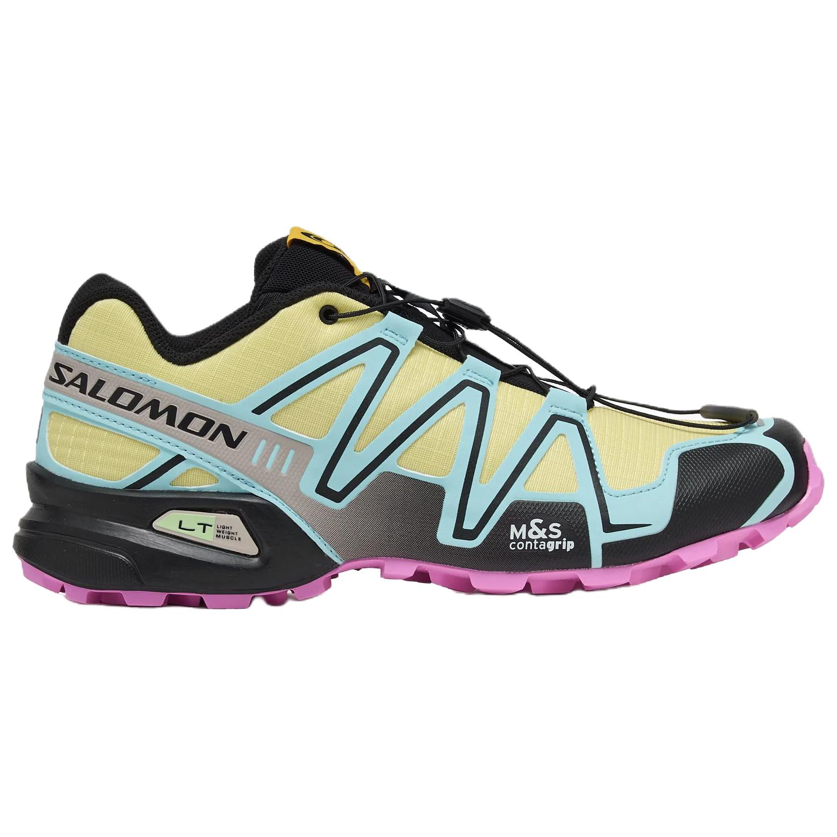 SALOMON Speedcross 3 Low top Hiking Shoes Men’s Yellow Blue