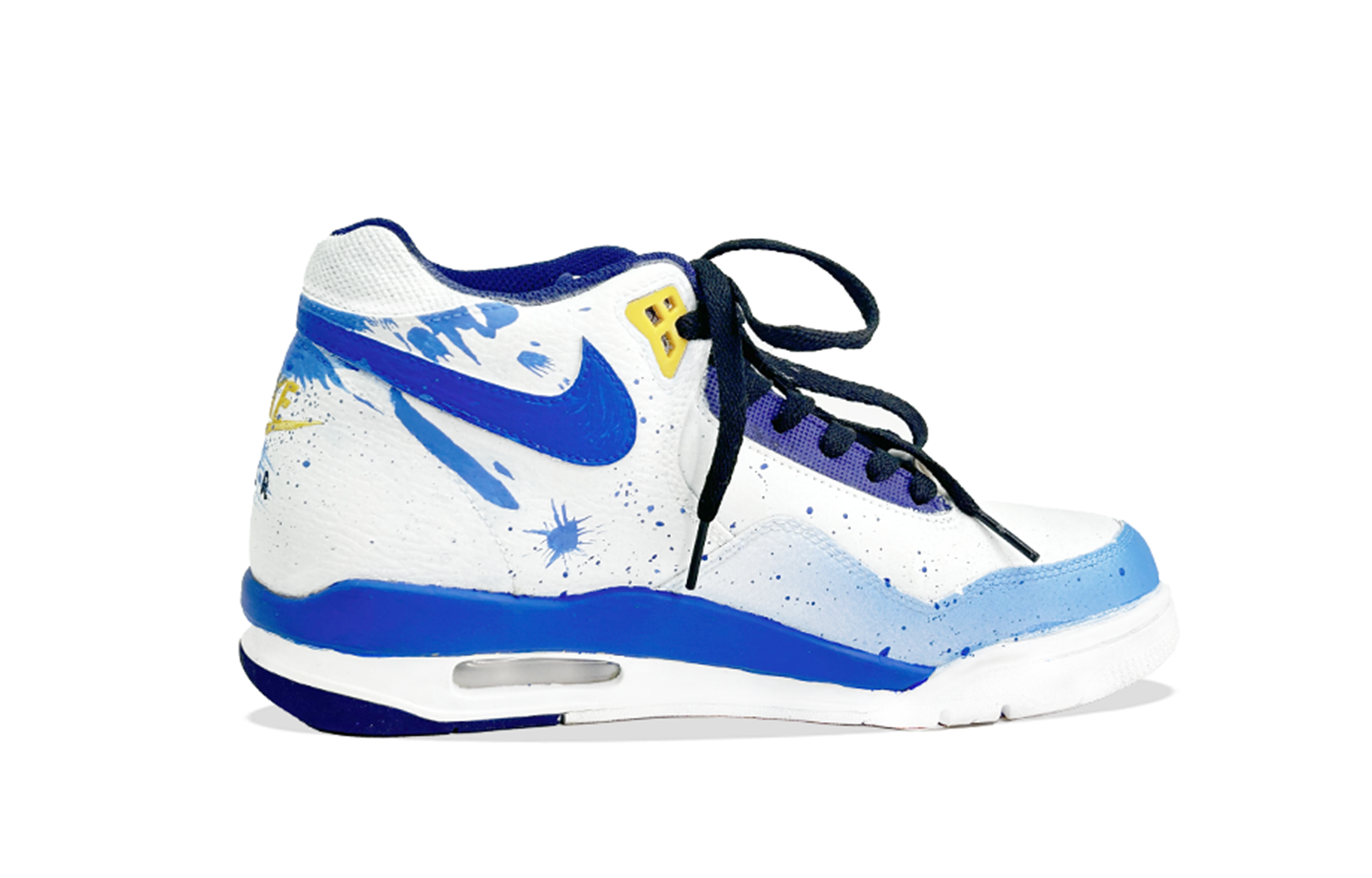 Nike Flight Legacy Mid top Vintage Basketball Shoes Men’s Light Blue