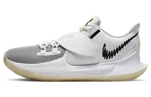 Nike Kyrie Low 3 EP Irving comfortable and versatile shock-absorbing and non-slip low-top basketball shoes men's black and white domestic version