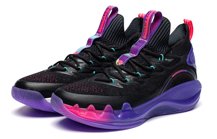 XTEP Basketball Shoes Men’s Mid Top Black
