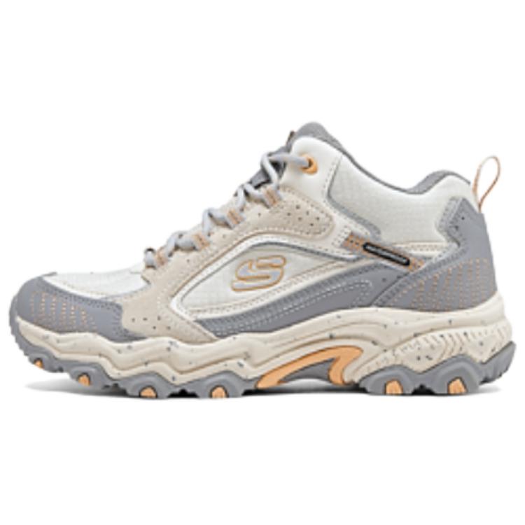 Skechers Abrasion Resistant Rebound Mid top Outdoor Shoes Women’s Beige Gray