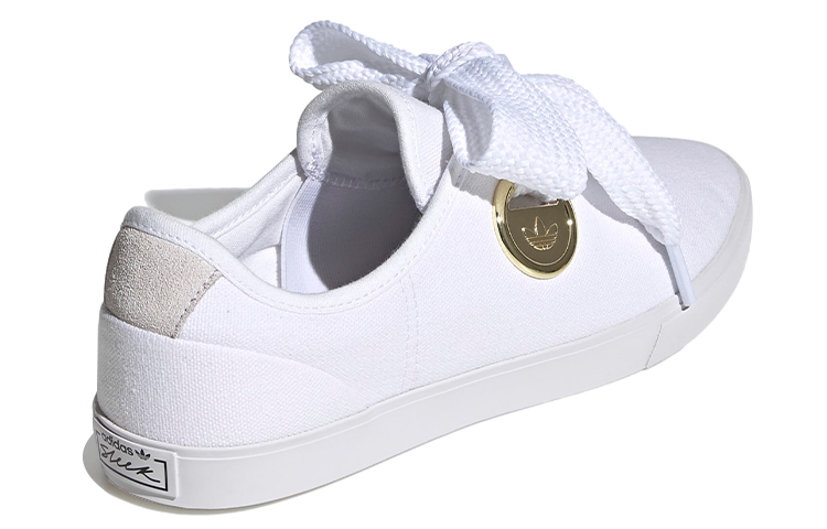 Женские кеды adidas originals Sleek Lo (белые) — фото 4