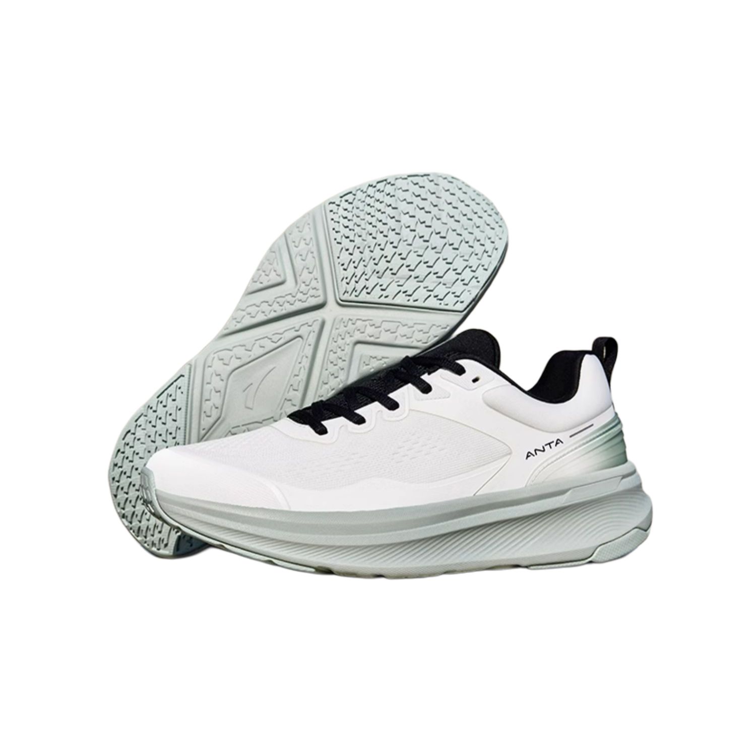 Anta Slip Resistant Abrasion Resistant Low top Training Shoes Men’s White Green