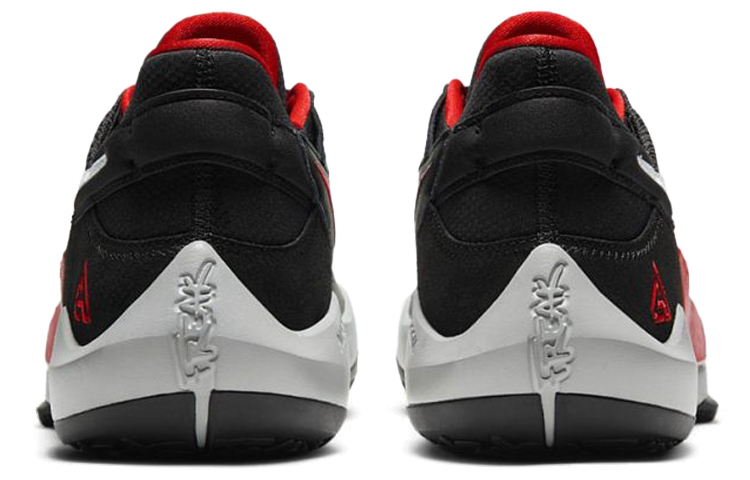 Мужские кроссовки Nike Freak 2 (черный / красный / белый) — Чёрный / красный / белый — фото 5