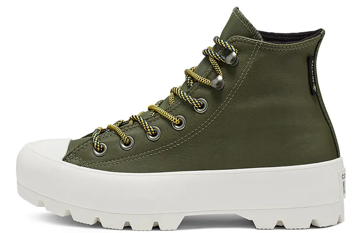Converse Winter GORE TEX Lugged Chuck Taylor All Star Boot High Top Thick Sole Army Green Women's