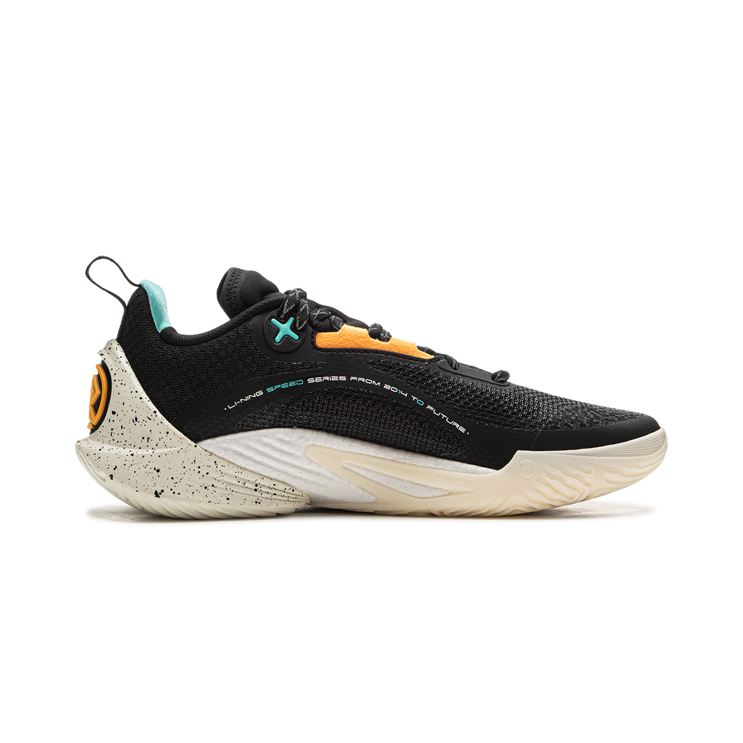Li Ning Speed 10 Cushioning Slip Resistant Abrasion Resistant Breathable Low top Basketball Shoes Men’s Black