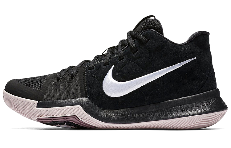 Мужские кроссовки Nike Nike Kyrie 3 Black Suede OG 3 (черно-белые)