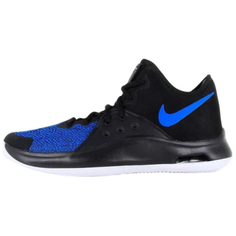 Nike Air Versitile 3 Cushioning, Wear Resistant Low top Basketball Shoes Men's Blue Black