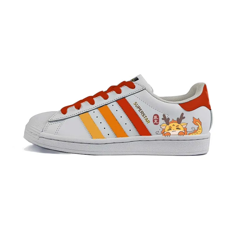 Adidas Originals SUPERSTAR Shell Head Slip Resistant Low top Skateboard Shoes Unisex White