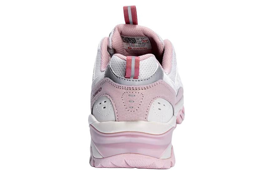 TOREAD Slip Resistant, Abrasion Resistant, Breathable Low top Hiking Shoes Women’s White Pink