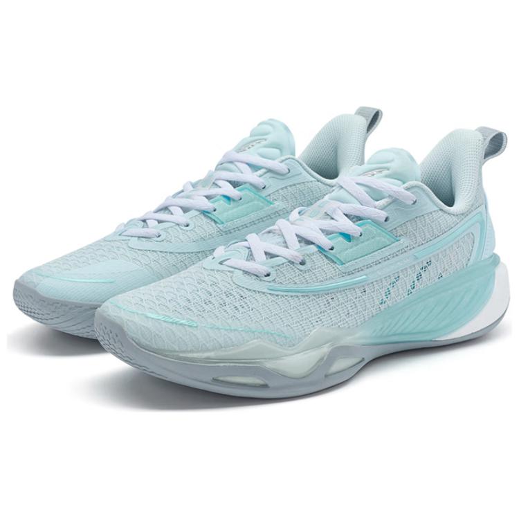 XTEP Light Feather 5 Cushioning Slip Resistant Low top Basketball Shoes Men’s Blue