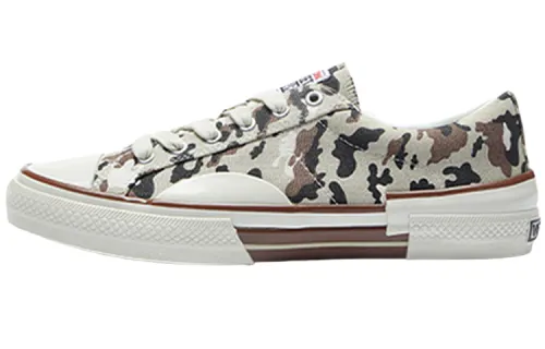 Vision Street Wear Lace Up Lightweight Low top Canvas Shoes Unisex Beige