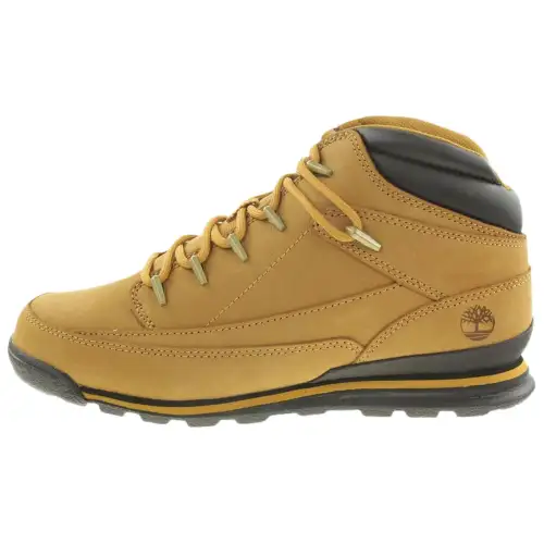 Timberland Euro Rock Slip Resistant Abrasion Resistant Mid top Hiking Shoes Men's Brown